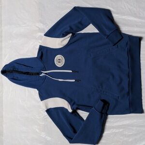 Under Armour Rival Fleece Training Hoodie Sweatshirt Navy Blue Sz Small